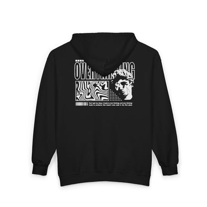 Fermuarlı Oversize Hoodie – Sanatsal Detaylarla Üst Düzey Konfor